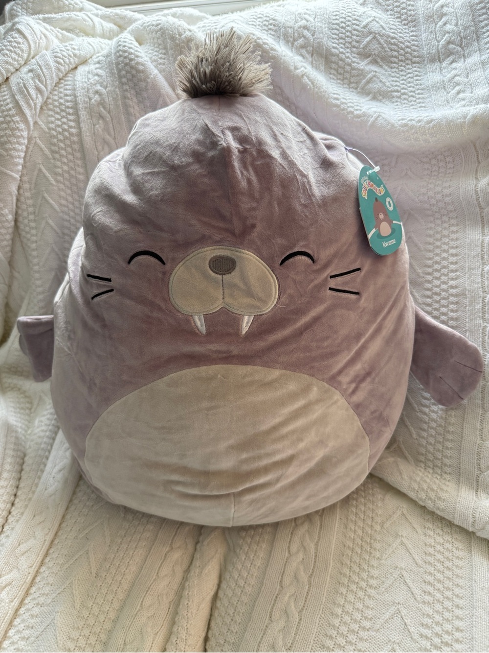 Kwame the Walrus 16” Squishmallow